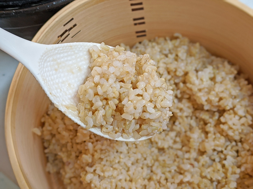 自然栽培米の玄米